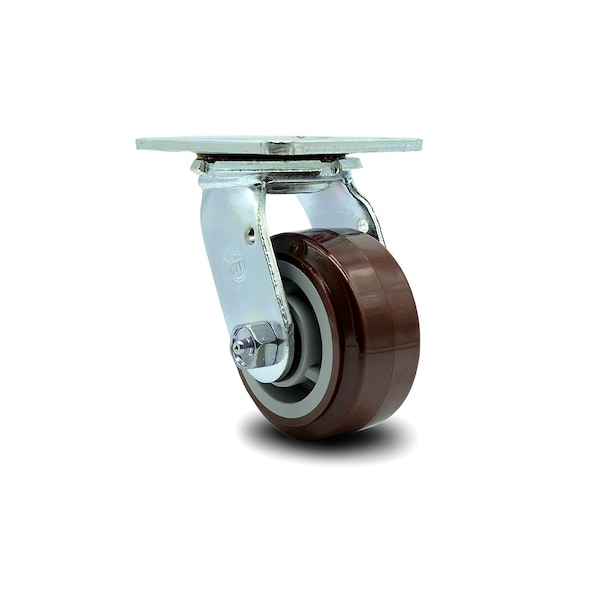 4 Inch Polyurethane Wheel Swivel Caster with Ball Bearing
